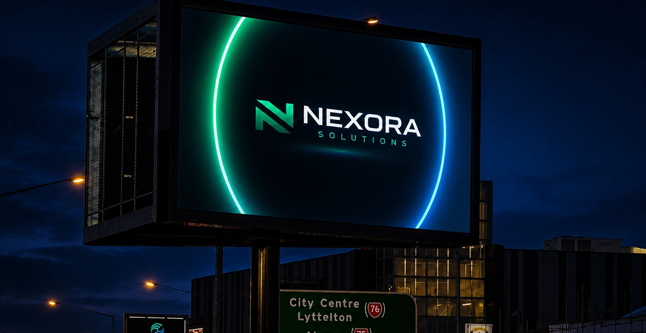 Digital Billboard LED Sign - night  service image