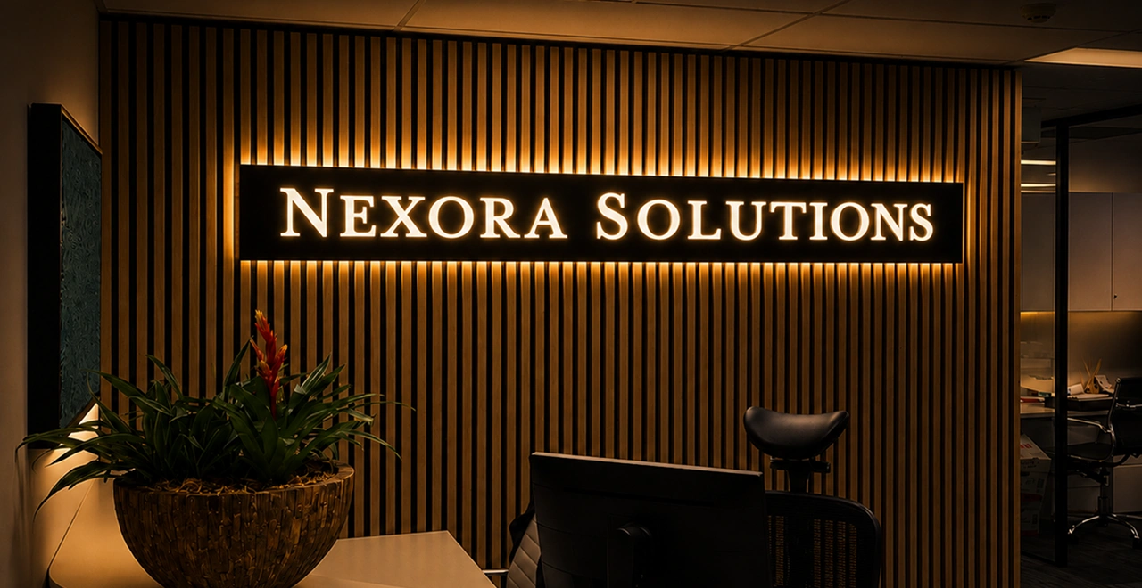 Reception Signs - night service image
