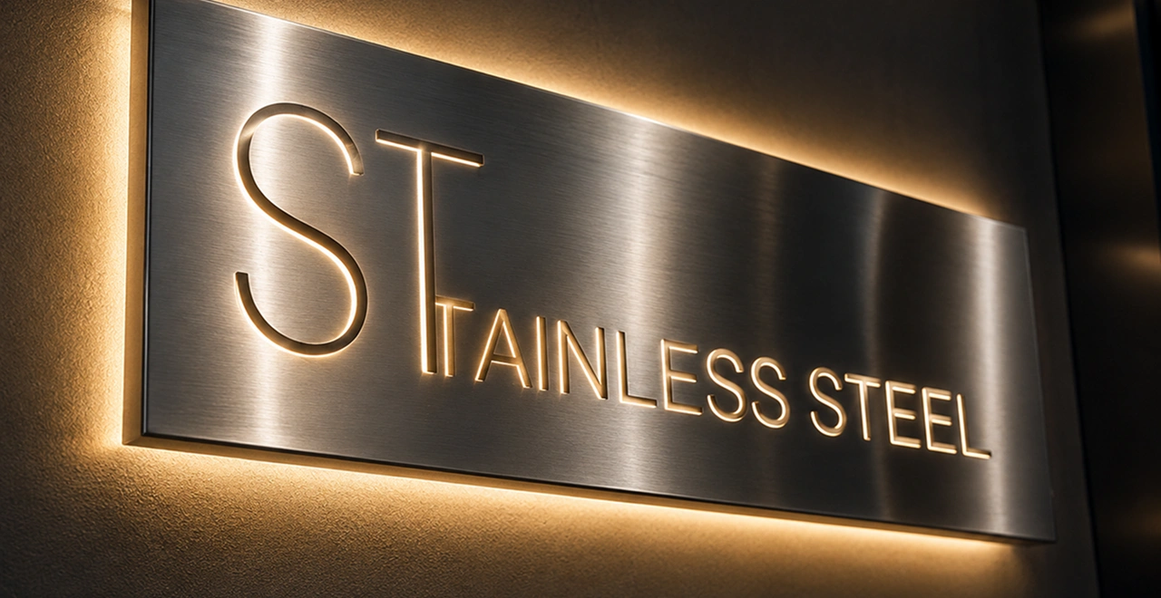 Steel Signs - night service image